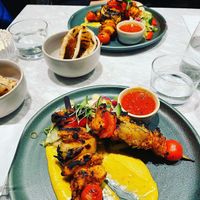 Bat’chka ch*kn and parathas  at Mildreds - Covent Garden in London