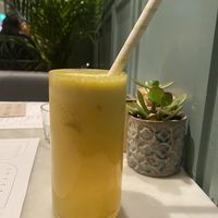 Pineapple apple ginger turmeric juice   at Mildreds - Covent Garden in London