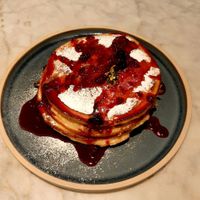Fruit pancakes at Mildreds - Covent Garden in London