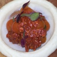 Cashew feta and tomatoes.. was amazing with the pita breads   at Mildreds - Covent Garden in London