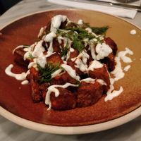 Harissa patatas bravas at Mildreds - Covent Garden in London