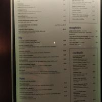 Menu (June 2023) at Mildreds - Covent Garden in London