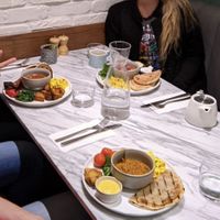 brunch with friends  at Mildreds - Covent Garden in London