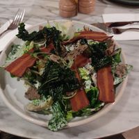 caesar salad with artichokes... not so much of a caesar salad but a nice salad nevertheless at Mildreds - Covent Garden in London