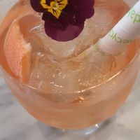 Cherry blossom cocktail at Mildreds - Covent Garden in London