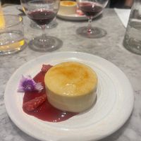 Delicious creme brûlée - although I would say it tasted more like pana cotta - but it was Devine!   at Mildreds - Covent Garden in London