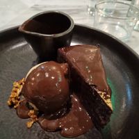 Chocolate dessert at Mildreds - Covent Garden in London