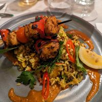 Chickn skewers at Mildreds - Covent Garden in London