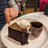Chocolate dessert😍 at Mildreds - Covent Garden in London