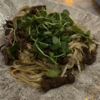 Tempeh noodle dish   at Mildreds - Covent Garden in London