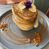 Biscoff banana pancakes  at Mildreds - Covent Garden in London