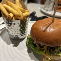 Duck burger   at Mildreds - Covent Garden in London