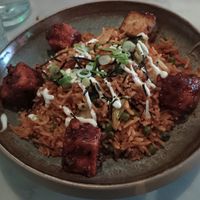 Salt & pepper tofu bokkeumbap. at Mildreds - Covent Garden in London