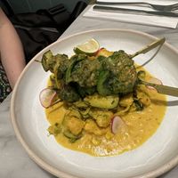 Mojo verde skewers   at Mildreds - Covent Garden in London