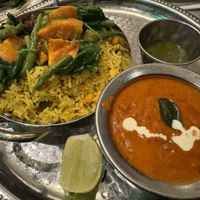 dinner plate, garlic free  at Mildreds - Covent Garden in London