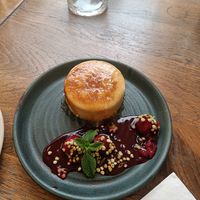 Crème brulée at Mildreds - Covent Garden in London