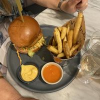 Burger   at Mildreds - Covent Garden in London