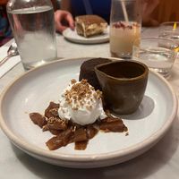 Sticky toffee with rum sauce, pineapple and coconut ice cream (£9.50)🍨  at Mildreds - Covent Garden in London