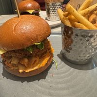 Korean burger  at Mildreds - Covent Garden in London