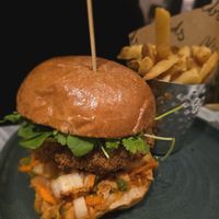 Korean Chicken Burger at Mildreds - Covent Garden in London