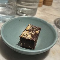 Desert chocolate peanut butter fudgee  at Mildreds - Covent Garden in London