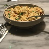 Rainbow rice  at Mildreds - Covent Garden in London