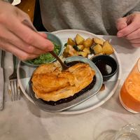 This pot pie was wonderful   at Mildreds - Covent Garden in London