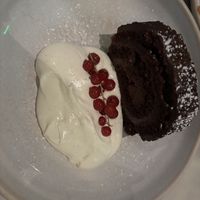  Yule log - I was so full but there was no way I wasn’t finishing this  at Mildreds - Covent Garden in London