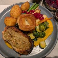 Christmas menu main at Mildreds - Covent Garden in London