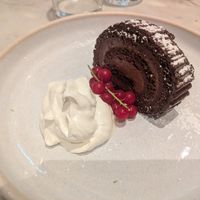 Christmas menu dessert at Mildreds - Covent Garden in London