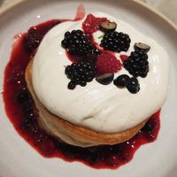 Pancakes with fruits at Mildreds - Covent Garden in London