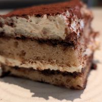 White Chocolate Tiramisu at Mildreds - Covent Garden in London