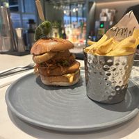 Korean burger.   at Mildreds - Covent Garden in London