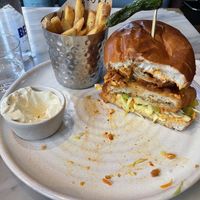 Kimchi burger  at Mildreds - Covent Garden in London