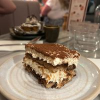 White chocolate tiramisu at Mildreds - Covent Garden in London