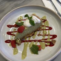 Pistachio cheesecake   at Mildreds - Covent Garden in London