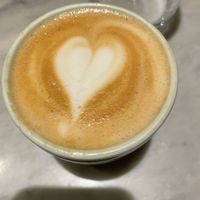 Oat lattee  at Mildreds - Covent Garden in London