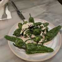 Peppers with Tahini Sauce  at Mildreds - Covent Garden in London