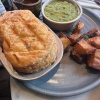 Mushroom pot pie  at Mildreds - Covent Garden in London