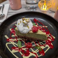 Pistachio cheesecake at Mildreds - Covent Garden in London