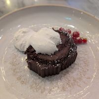 Chocolate yule log at Mildreds - Covent Garden in London