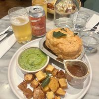 Mushroom pot pie  at Mildreds - Covent Garden in London