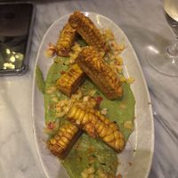 Bbq corn ribs  at Mildreds - Covent Garden in London