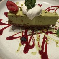 Pistachio Cheesecakee  at Mildreds - Covent Garden in London