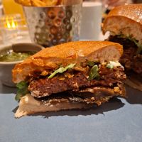 Inside mushroom burger 👀 at Mildreds - Covent Garden in London