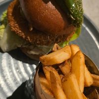Chick'n burger at Mildreds - Covent Garden in London