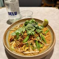 Peanut mushroom laksa  at Mildreds - Covent Garden in London