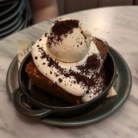 Warm Cookie Dough Blondie at Mildreds - Covent Garden in London