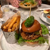 Chick+n Caesar Burger at Mildreds - Covent Garden in London