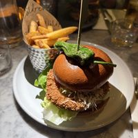 Caesar chickn burger  at Mildreds - Covent Garden in London